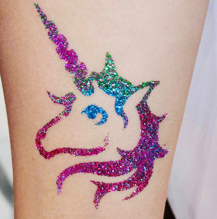 Tatuagens Glitter